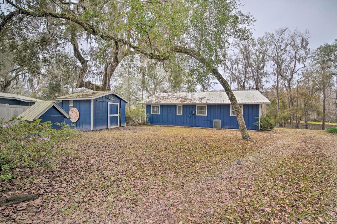 Unplugged Withlacoochee Riverfront Retreat! Bushnell Exterior foto