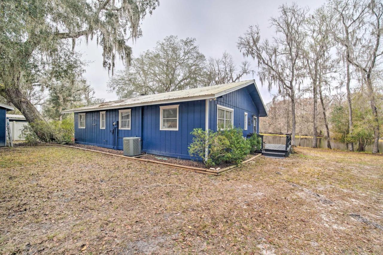 Unplugged Withlacoochee Riverfront Retreat! Bushnell Exterior foto