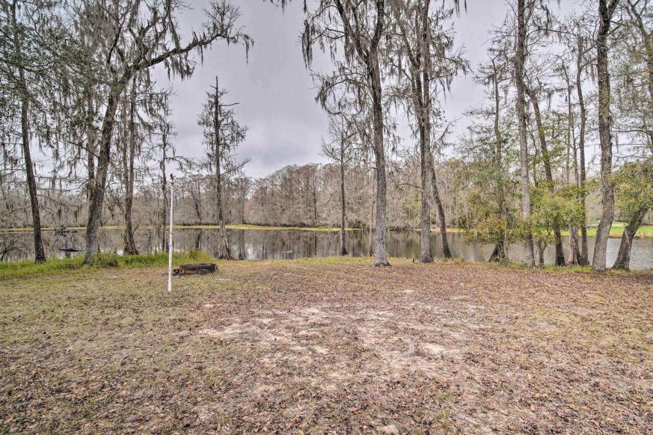 Unplugged Withlacoochee Riverfront Retreat! Bushnell Exterior foto
